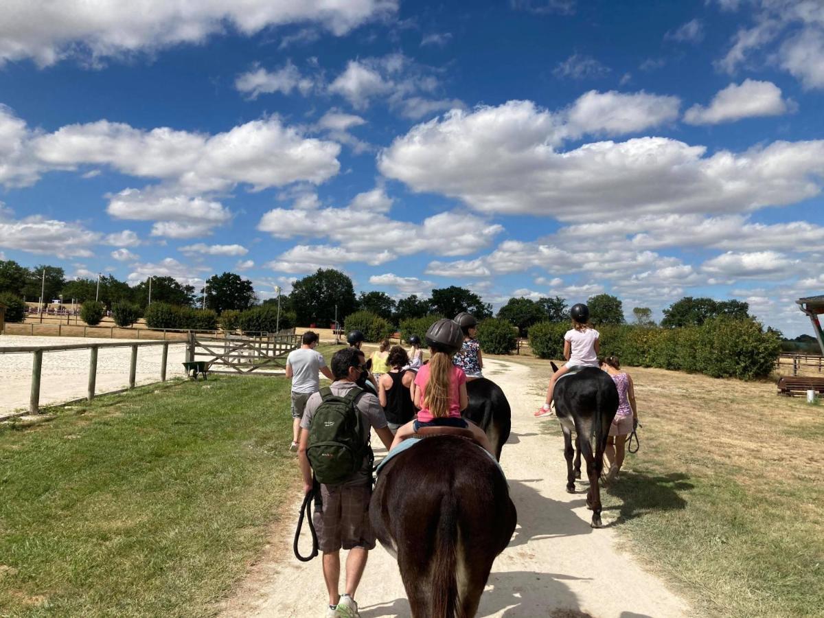 Le Village De Cottages - Le Pole Du Cheval Et De L'Ane Lignières Buitenkant foto